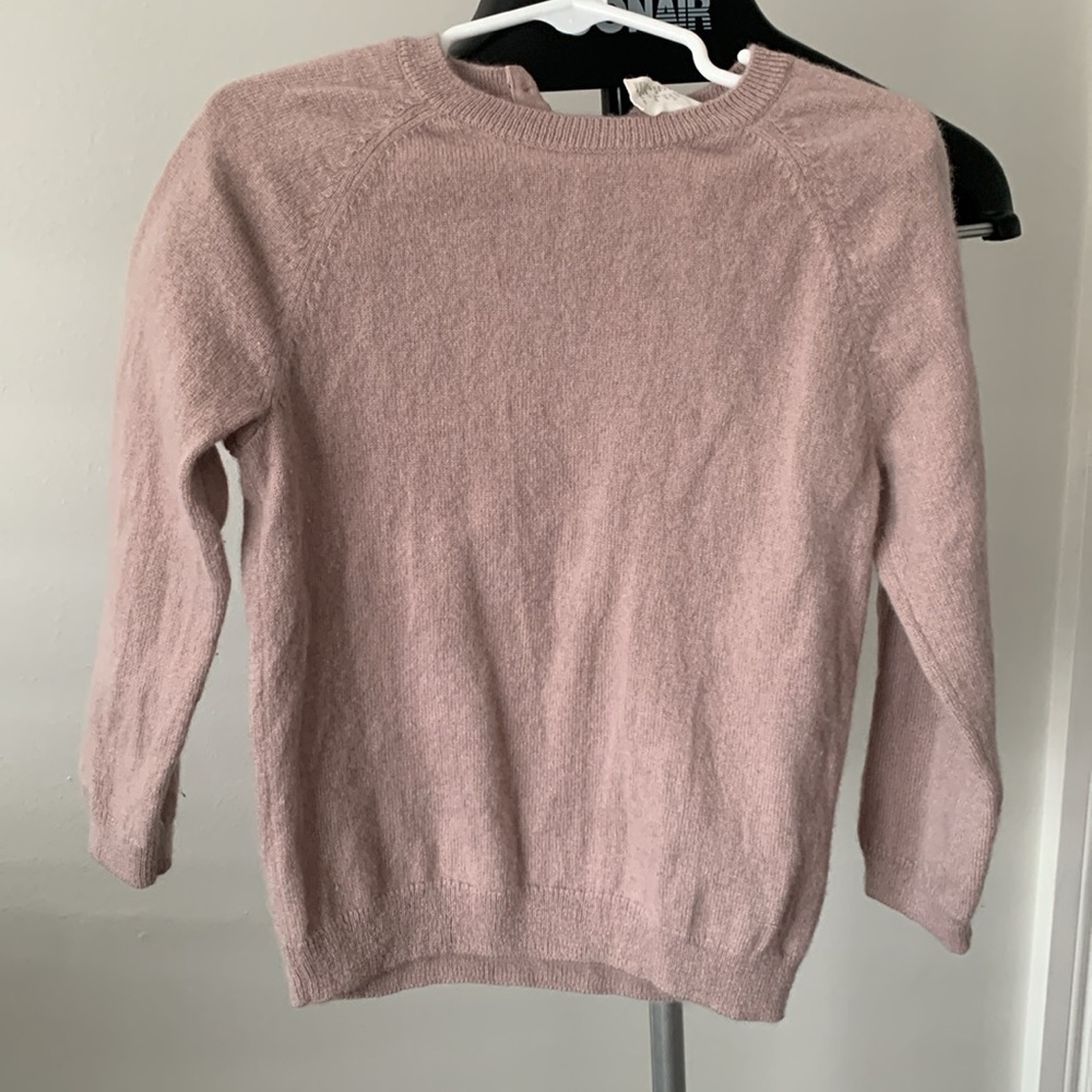 H&M 100% Cashmere kids sweater 4T - light mauve